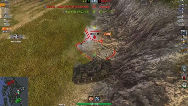 T-62A: 7800 Damage , 4 Frags (1vs3) - WOT BLITZ -
