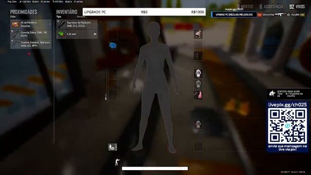 CHAT NA ROCHINHA/ TESTANDO KIT XEON PUBG