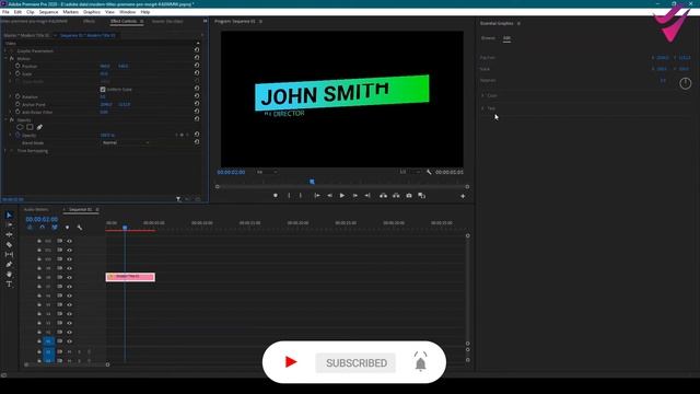Free Mogrt  - 10 Modern Titles Premiere Pro Mogrt by Vermadeals VFX