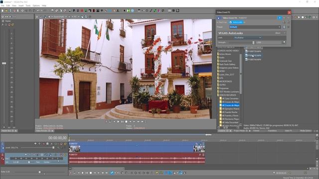Vegas Pro 16: AutoLook.