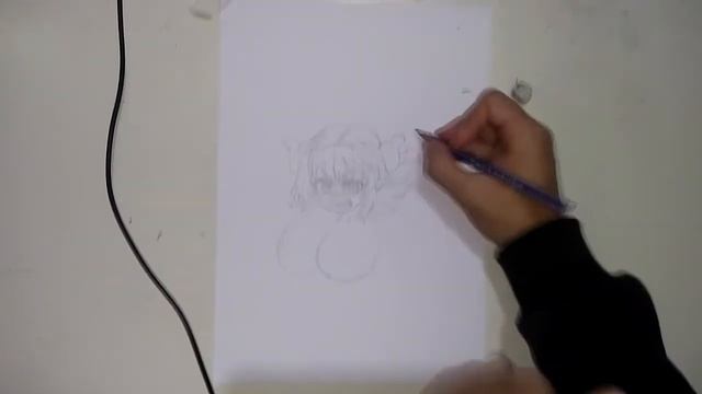 Sketching Anime Ilulu / Esboçando Anime Ilulu Kobayashi-san Chi no Maid Dragon 小林さんちのメイドラゴン