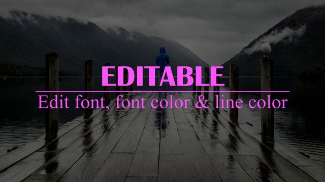 Shotcut - Animated Text template 01 - DEMO