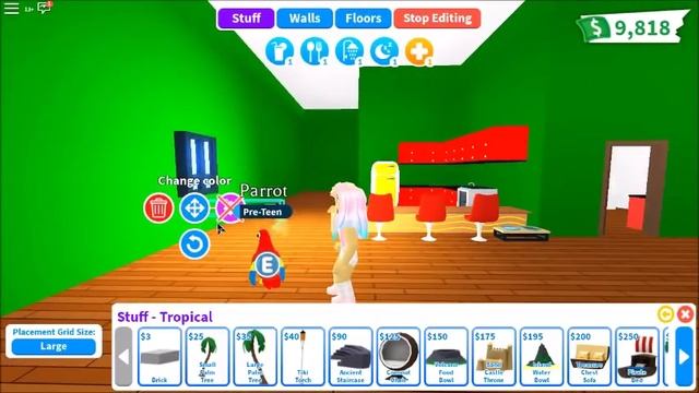 Decorating A Jungle House For My Pets In Roblox Adopt Me