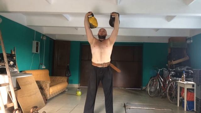 Попытка "креста" 47+32 кг..