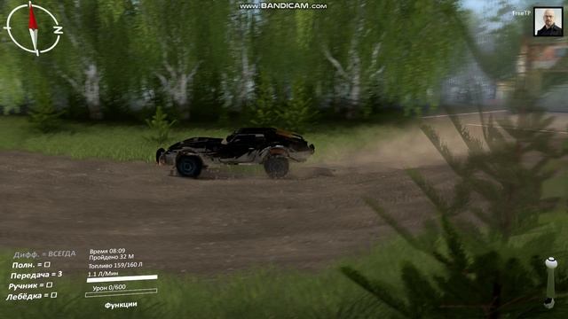 Spintires,Обзор мода на машину Ferneis Mad Max,Буханка Monster и Volkswagen Dakar