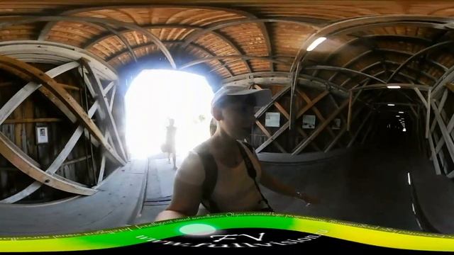 Alte Rheinbrücke. 360 Video. Virtual Reality