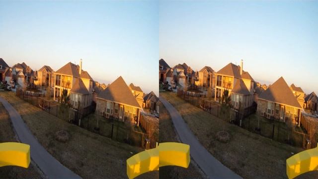 GAUI QUADX Flying over my backyard in 3D