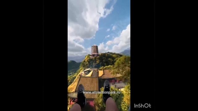 Купольный кинотеатр, крутой аттракцион, иллюзия. Китай