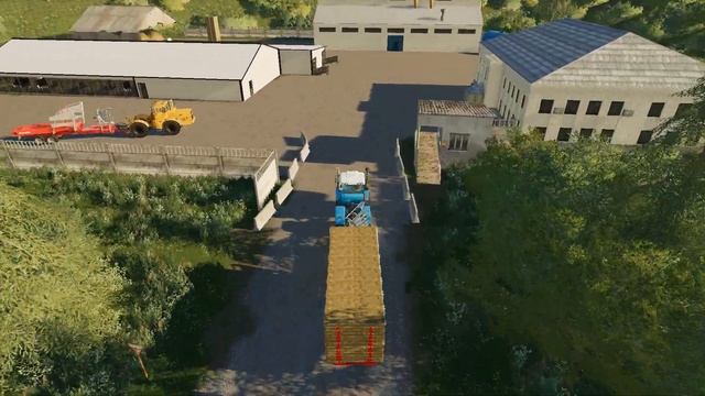 FarmingSimulator2019 СОБИРАЕМ ТЮКИ ХТЗ-17221