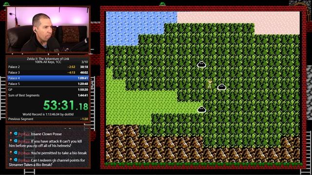 Zelda II: The Adventure of Link (100% All Keys) - 1:46:06