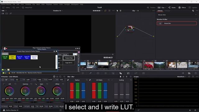 Let's create a new macro that insert a Text in  DaVinci Resolve