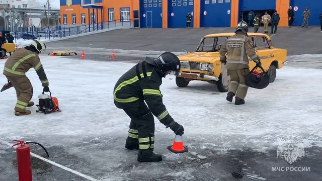 В Якутске определили лучших по проведениюаварийно-спасательных работ на месте ДТП