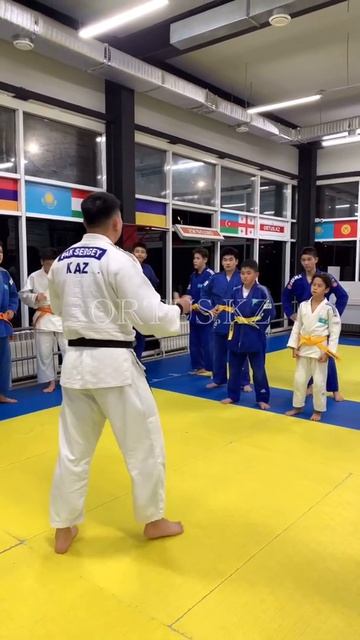 Judo Tachi Waza правильное перемещение, с продергивание соперника за собой.