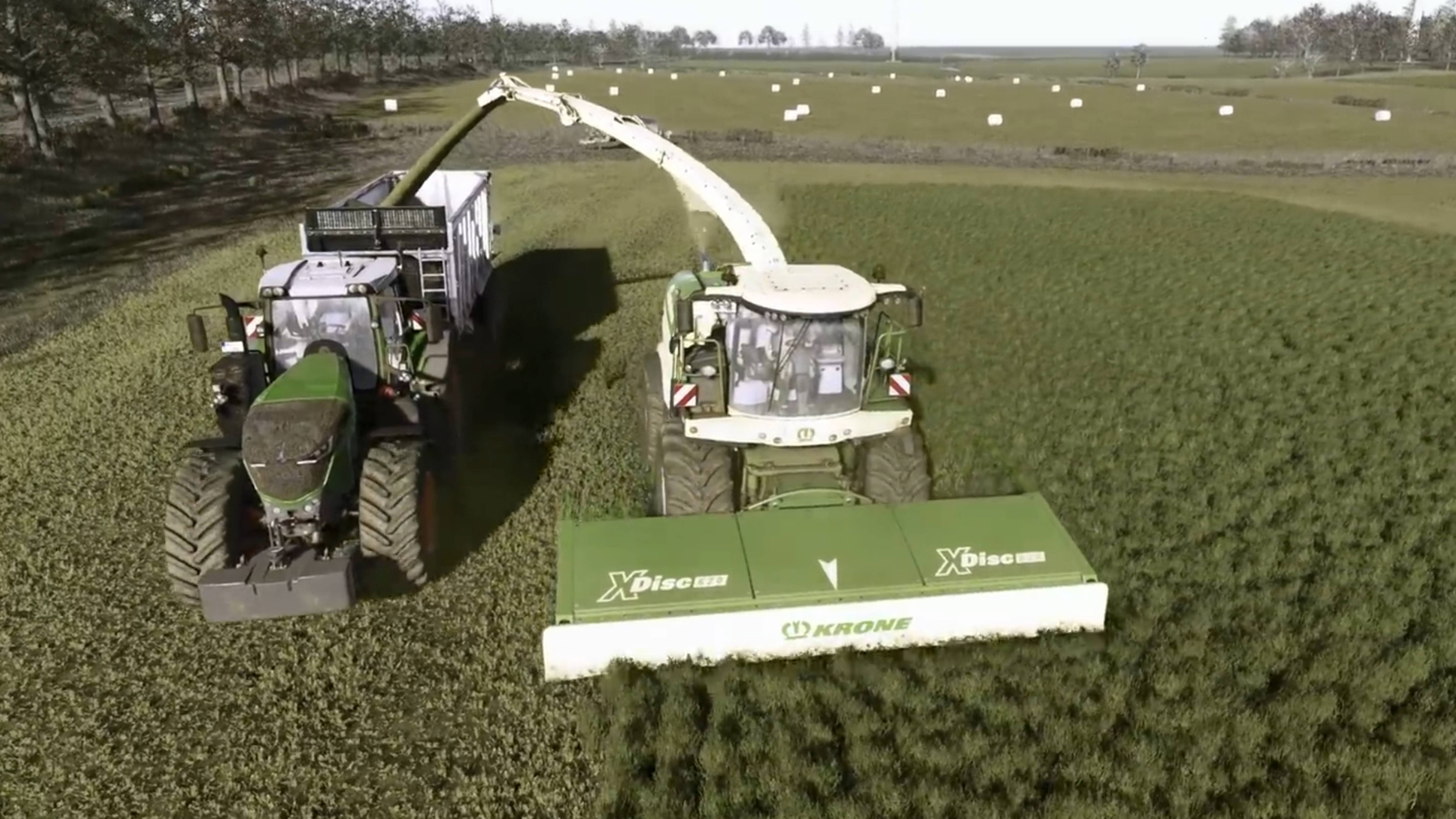FS25 Заготовка силоса.