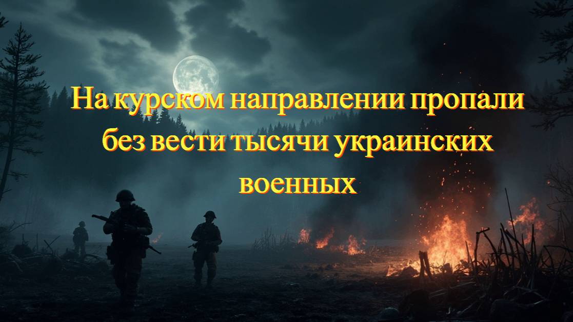 На курском направлении пропали без вести тысячи украинских военных