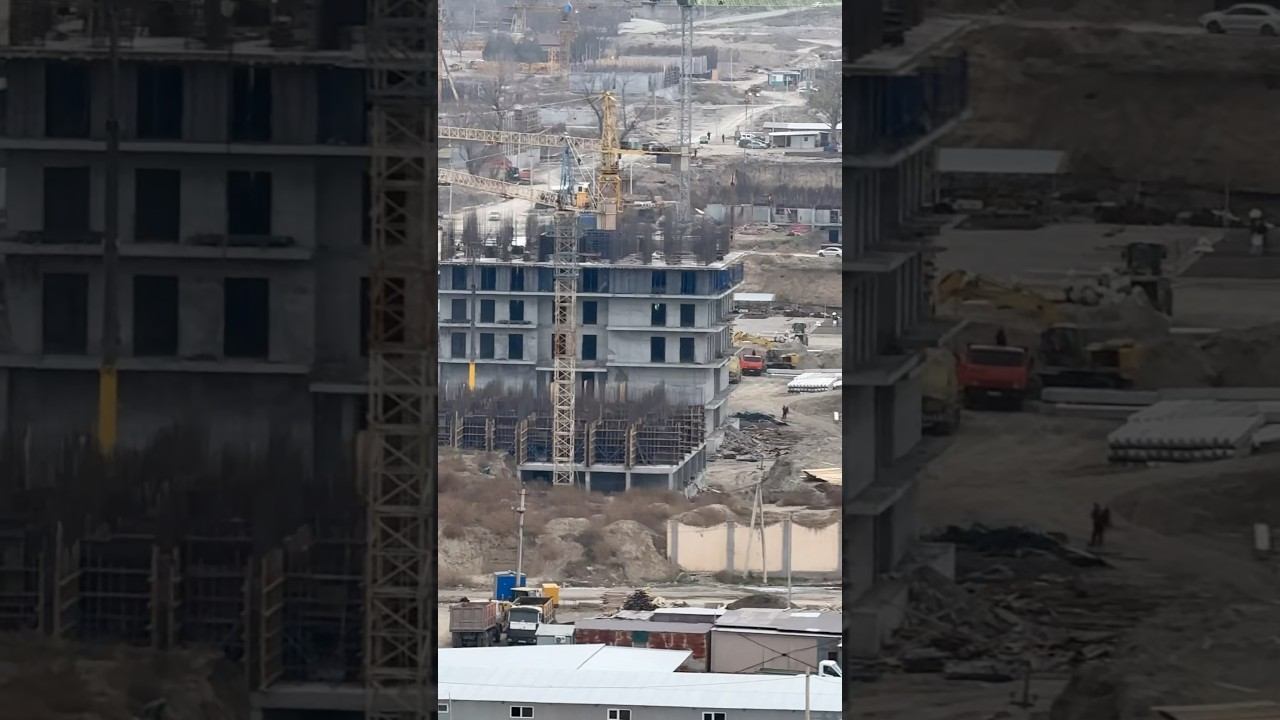 СТРОИТЕЛЬСТВО НОВОГО РАЙОНА ИДЕТ АКТИВНЫМИ ТЕМПАМИ #недвижимостьгрозный #новостройкигрозный #чечня
