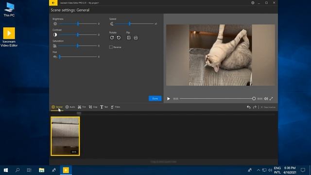 Flip Videos on Windows with Icecream Video Editor
