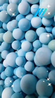 250407-10 Natural turquoise round beads are round in shape