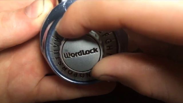 How to open a letter combination lock