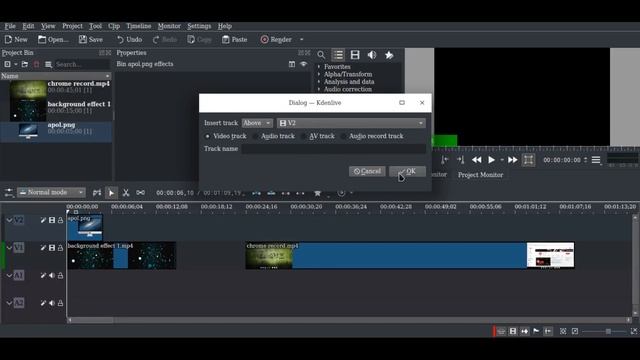Editing your first simple video on Kdenlive- part 1