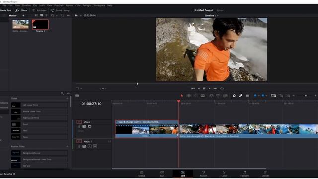 Freeze Frame Tutorial in Davinci Resolve 17