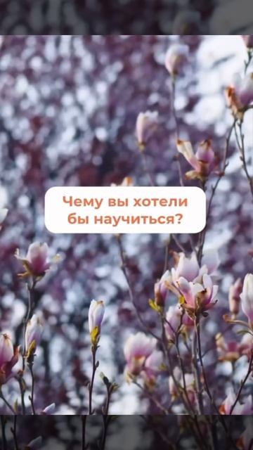 Вопросы к себе этой весной?