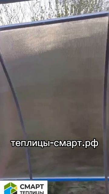 Теплица с раздвижной крышей от ДКСтройМонтаж