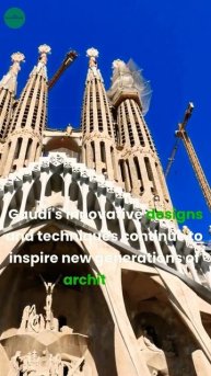 La Sagrada Familia's Legacy: Inspiring Future Generations!🎓🇪🇸 #shorts#travel#facts#sagradafamilia