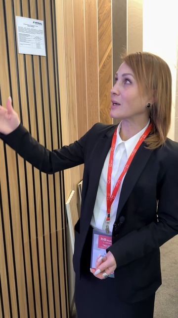 Cтенд компании Архпроект, которая производит стеновые панели WINAL | Выставка MosBuild 2025