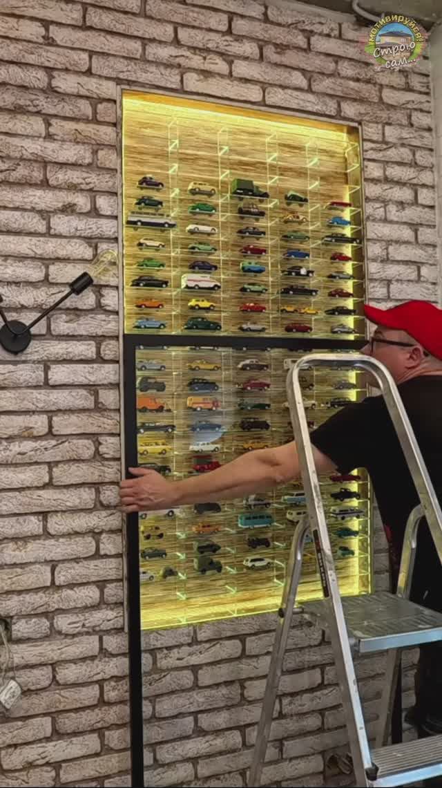 Ниша в стене для коллекции. Строю сам...