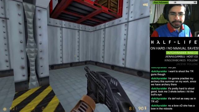 BLIND playthrough on HARD and NO MANUAL SAVES | Half-Life 1 (Part 2)