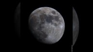 Цветная Луна, 9 апреля 2025 года, 20:49