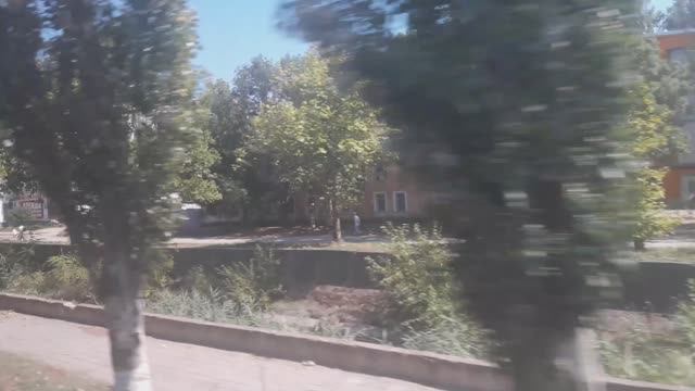 Крым / Керчъ / въезд в город на автобусе
