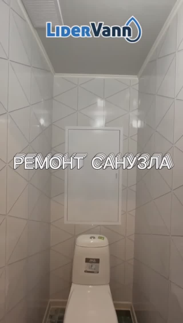 Ремонт санузла После и До