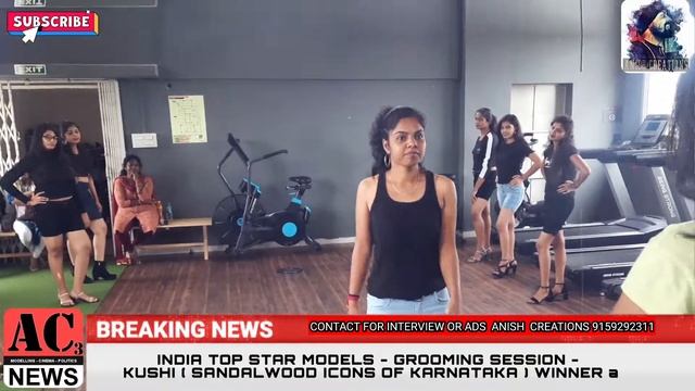 INDIA TOP STAR MODELS GROOMING SESSION - KUSHI SANDALWOOD ICONS OF KARNATAKA WINNER #anishcreations