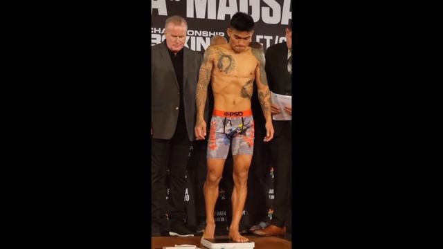 Mark Magsayo hindi nakuha ang Weight Limit sa unang salang sa timbangan Vs Brandon Figueroa