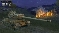 Играем в Танки Блиц онлайн Thanks Blitz ,утренние бои