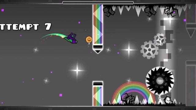 How to Get First Coin in Platinum Adventure (Geometry Dash)