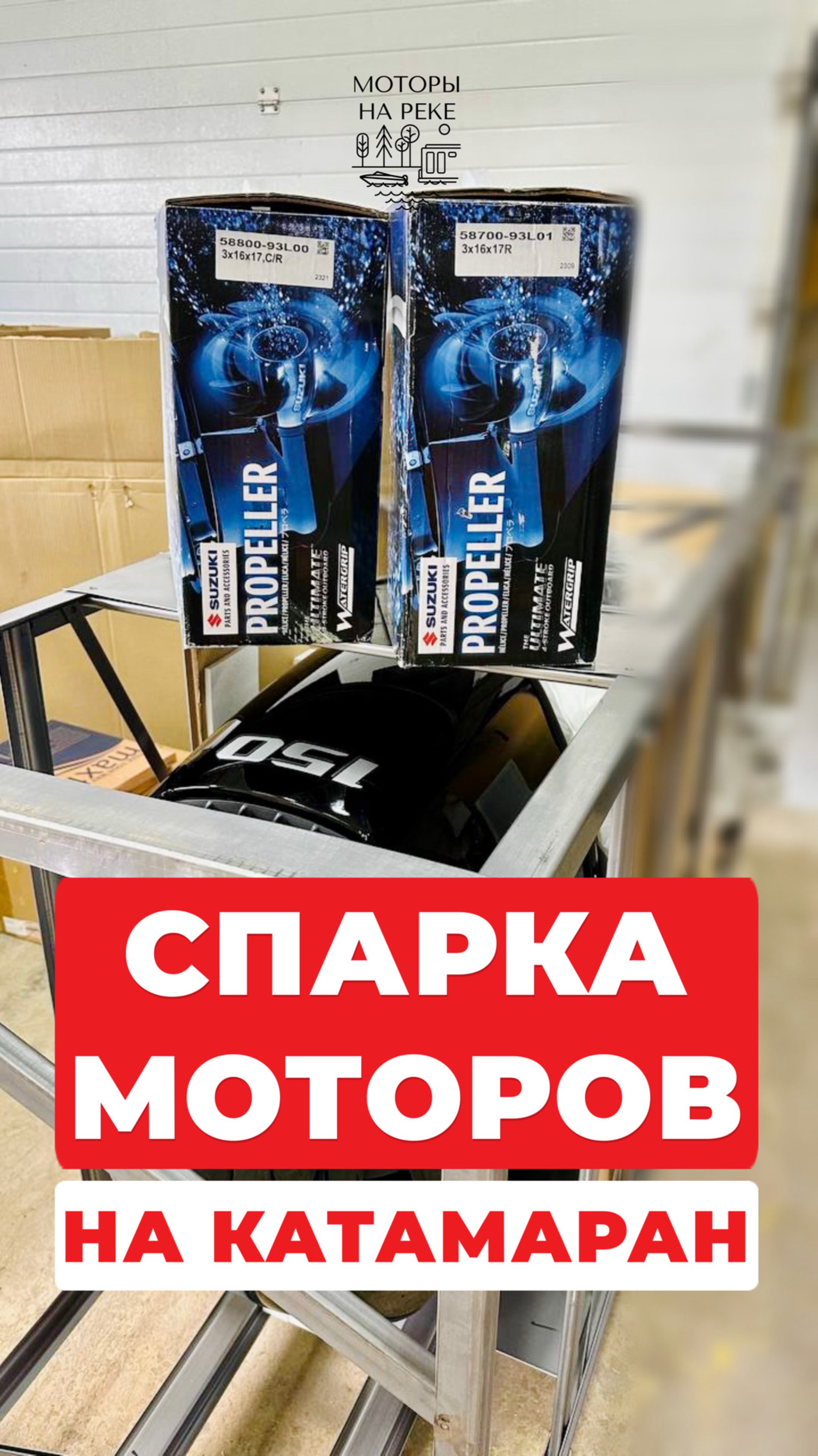 Спарка моторов на катамаран: какая нужна комплектация #лодочныймотор #катер #лодка #suzuki