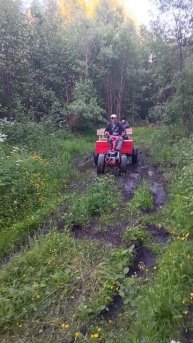 Мотоблок Агат лето 2024. Резина зима Йокохама R15. не едет))