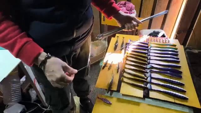 Запись стрима крашу хвосты, обжиг приманок