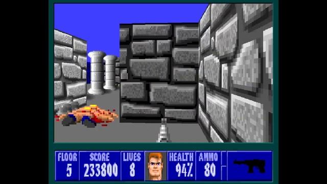 Wolfenstein 3D mod: "acktung!" Longplay (Episode 2) - Let's Play shtum - Letsplay stumm