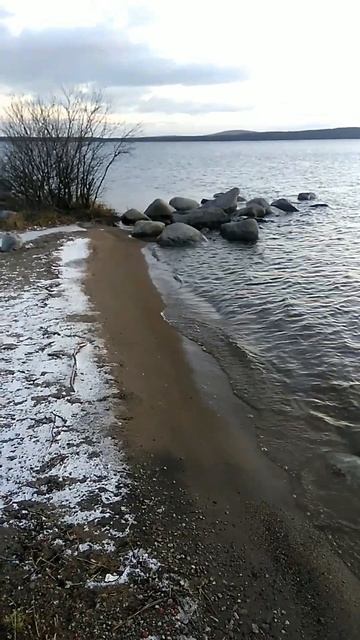 Зимняя осень🍃на Имандре💦🍂