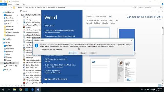 How to Convert PDF to Word!