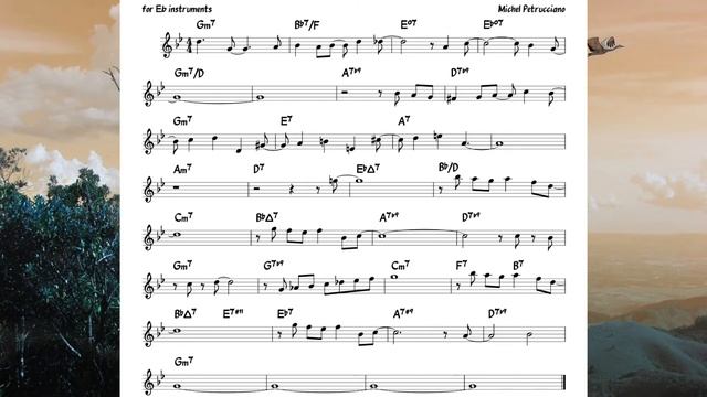 Brazilian Like (M.Petrucciani) Backing track + score for Eb alto instruments