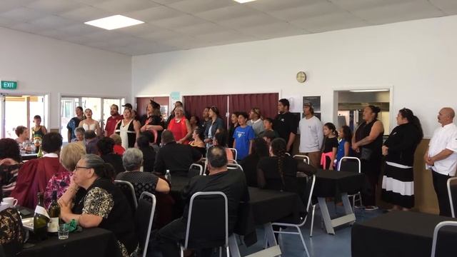 Dr Te Rita Papesch and Whanau.