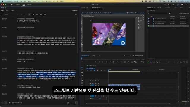 [FAN Adobe] 어도비 프리미어 프로 신기능 - 텍스트 기반 편집