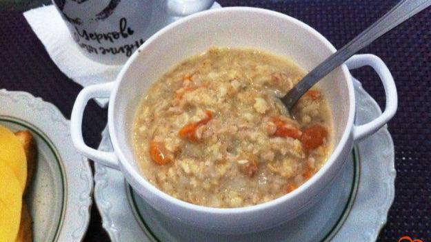 Каша семь злаков с курагой