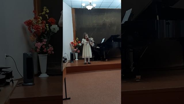 Бах И.С. Песня, Байрамкулова Лейла. 3 класс