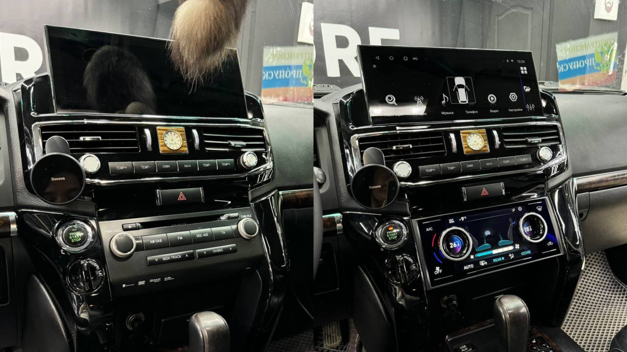 Toyota Land Cruiser 200 установили климат контроль
